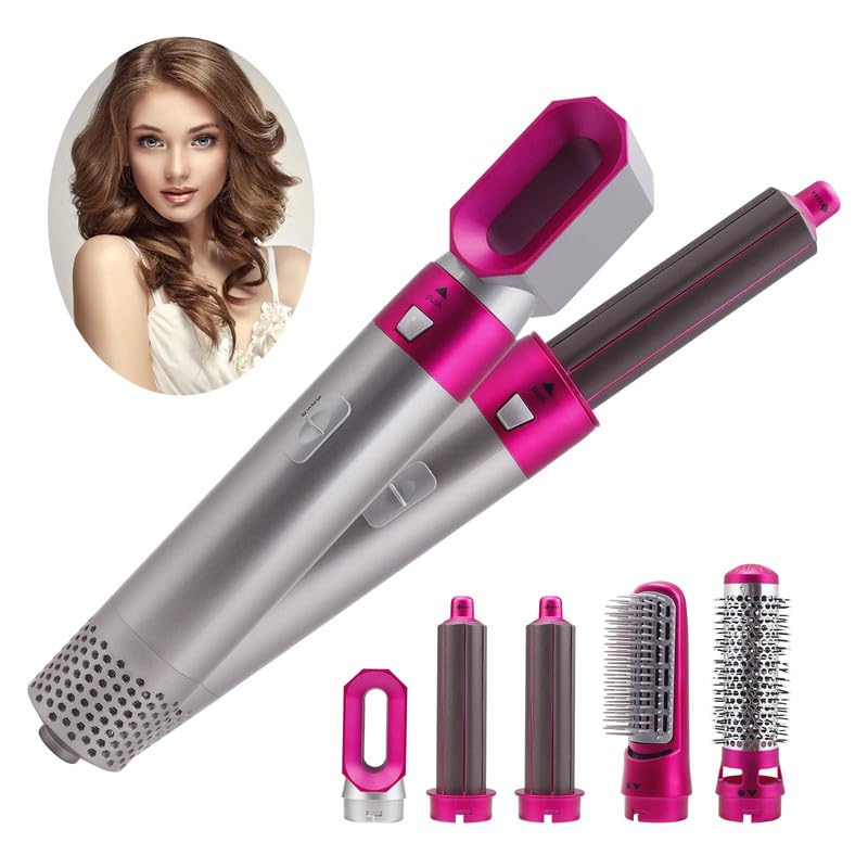 5 In 1 Hot Air Styler Hair Dryer Comb
