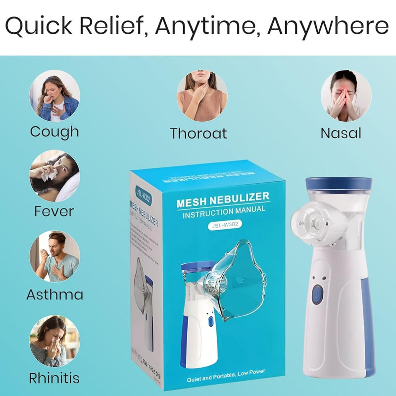 Mini Portable Mesh Nebulizer Rechargeable