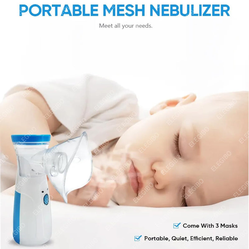 Mini Portable Mesh Nebulizer Rechargeable