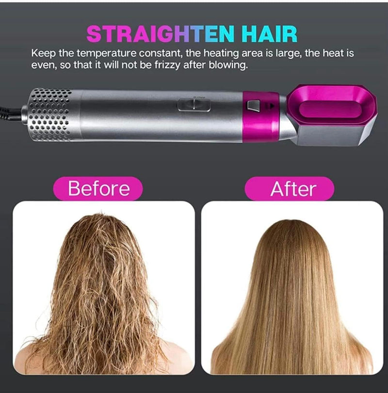 5 In 1 Hot Air Styler Hair Dryer Comb