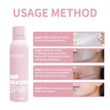 Hair Identifier Spray + 4 Pcs Face Razor Kit for Women