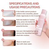 Hair Identifier Spray + 4 Pcs Face Razor Kit for Women