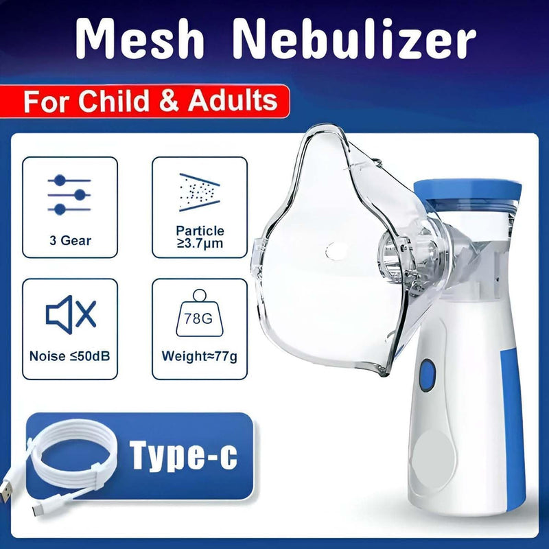 Mini Portable Mesh Nebulizer Rechargeable