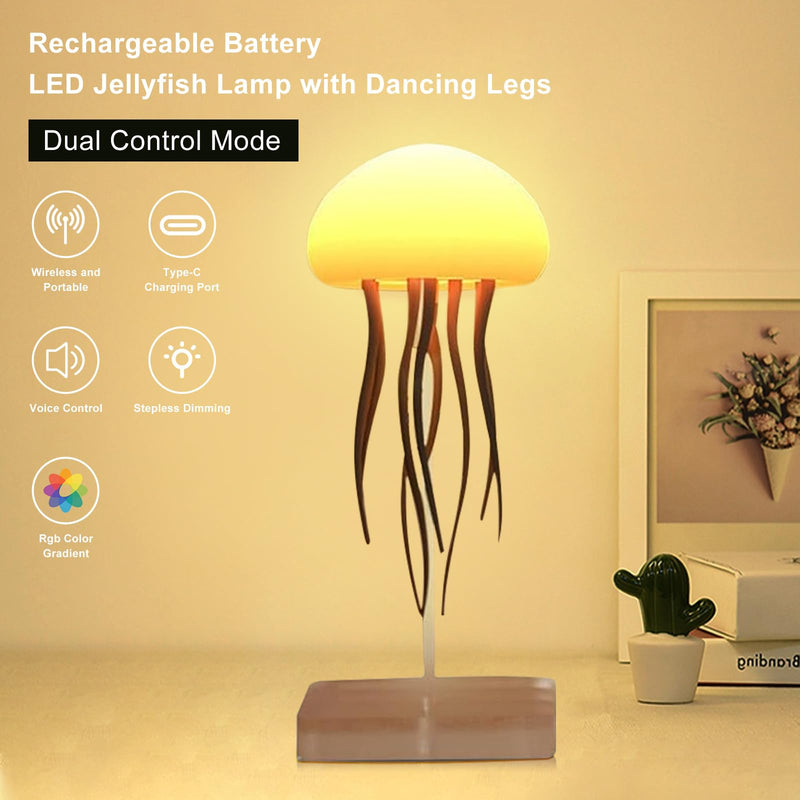 LED Cute Jellyfish Night Light,