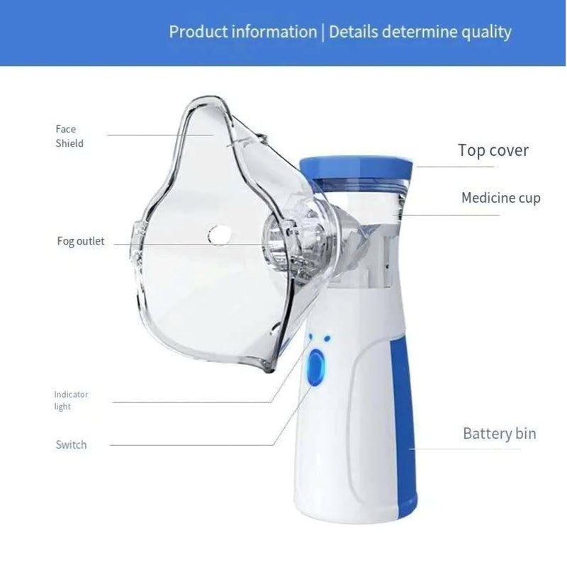 Mini Portable Mesh Nebulizer Rechargeable