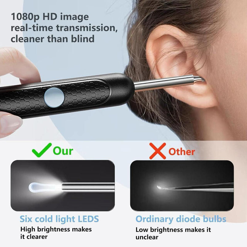 Dr Vaku® Earocam Earwax Removal Tool Kit with HD Camera