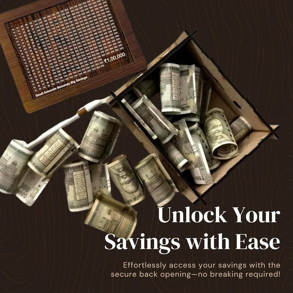 Wooden Money Saving Box