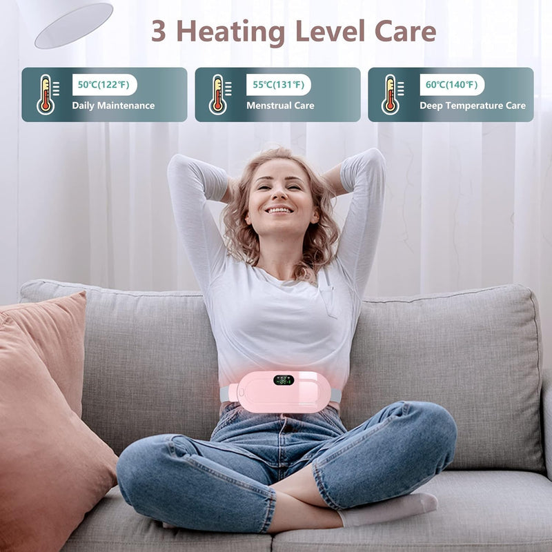 Period Cramp Relief Massager & Heating Pad