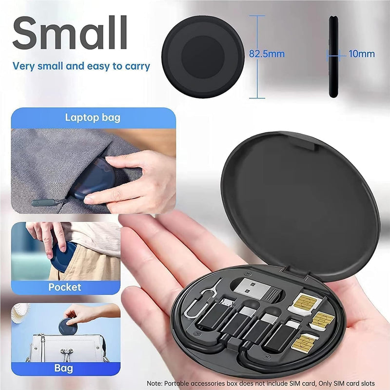 All in One 60W USB Fast Charging Travel Cable Set