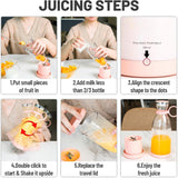 Portable USB Electric Juicer Mixer (420 ml)