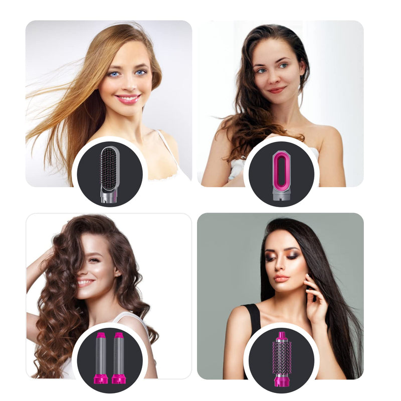 5 In 1 Hot Air Styler Hair Dryer Comb