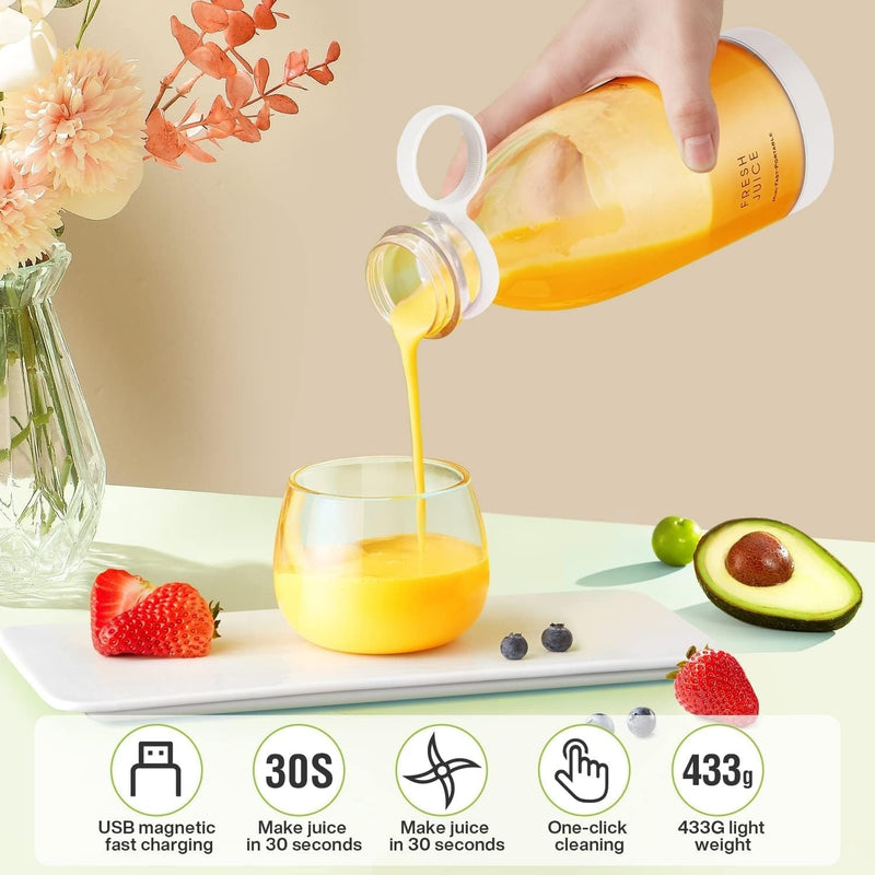 Portable USB Electric Juicer Mixer (420 ml)