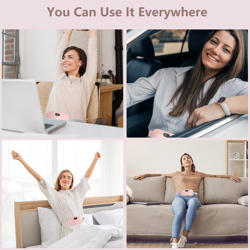 Period Cramp Relief Massager & Heating Pad