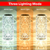 Crystal Diamond Table Lamp
