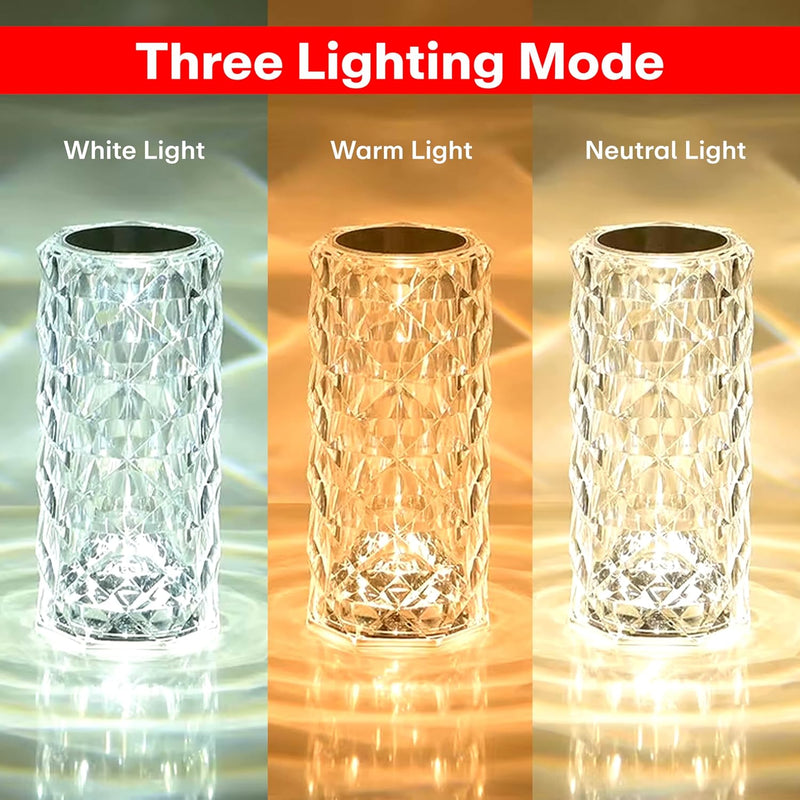 Crystal Diamond Table Lamp