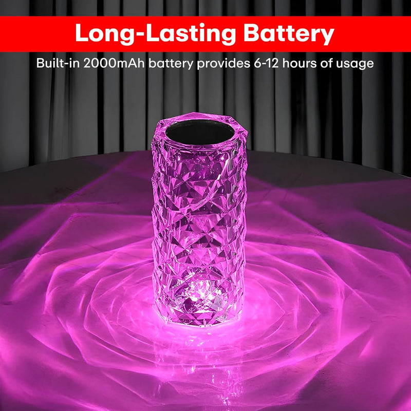 Crystal Diamond Table Lamp