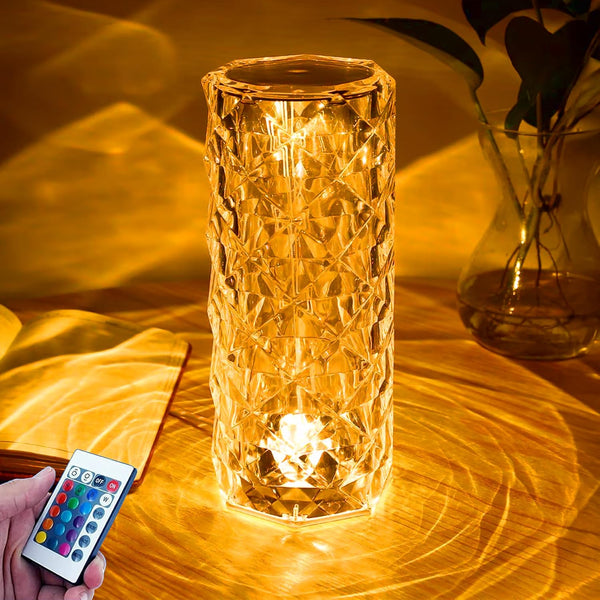 Crystal Diamond Table Lamp